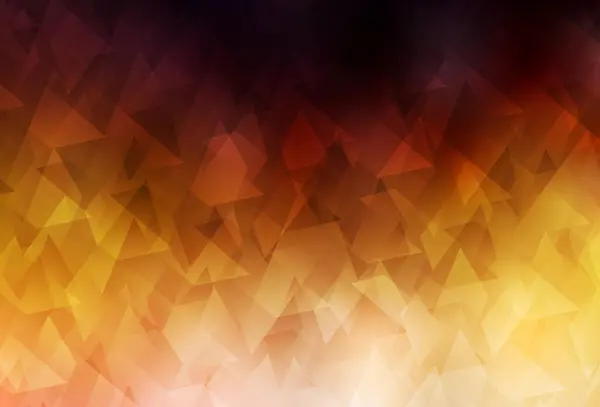 Dark Orange Vector Background Polygonal Style Illustration Set Colorful Rectangles — Stockvector