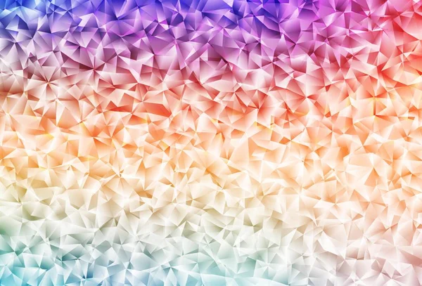 Işık çok renkli vektör eğimli üçgen şablonu. Çokgen biçiminde, gradyan ile renkli çizimler. Broşürünüz için yepyeni bir tasarım..