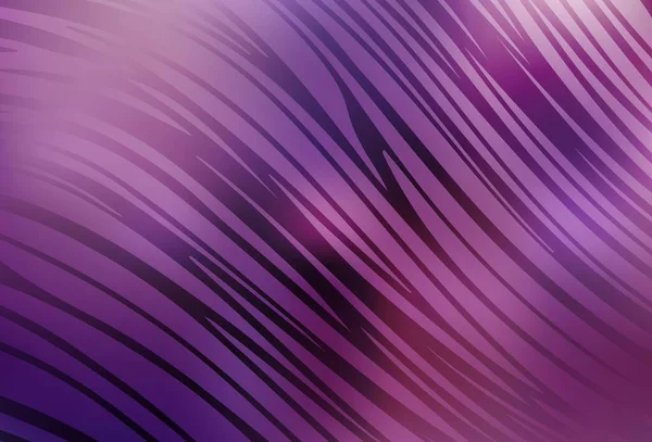 Luz Púrpura Fondo Vectorial Rosa Con Líneas Curvas Muestra Geométrica — Archivo Imágenes Vectoriales