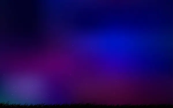 Koyu Pembe Astronomik Yıldızlı Mavi Vektör Arkaplan Bulanık Dekoratif Tasarım — Stok Vektör