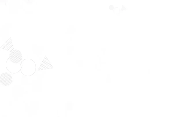 Light Gray Διάνυσμα Φόντο Γραμμές Κύκλους Σύγχρονη Αφηρημένη Απεικόνιση Πολύχρωμες — Διανυσματικό Αρχείο