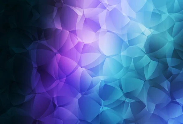 Dunkelrosa Blaue Vektorschablone Mit Chaotischen Formen Einfache Farbenfrohe Illustration Mit — Stockvektor