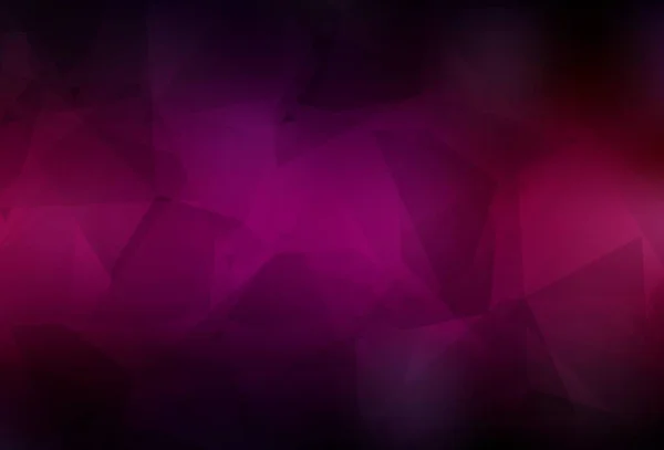 Textura Vectorial Rosa Oscuro Con Formas Polivinosas Abstractas Diseño Decorativo — Vector de stock