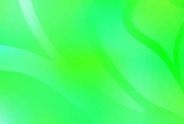 Light Green Yellow Vector Blurred Shine Abstract Template New Colored — Wektor stockowy