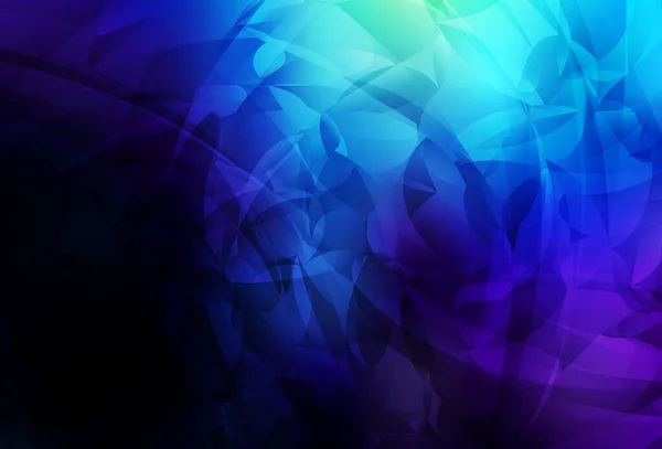 Modèle Vectoriel Bleu Foncé Avec Des Formes Aléatoires Design Décoratif — Image vectorielle