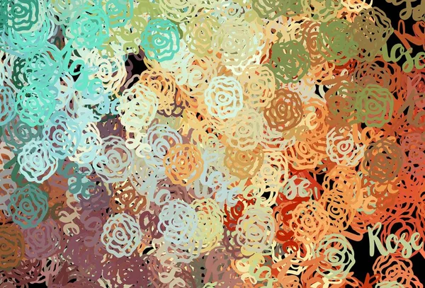 Fond Vectoriel Multicolore Clair Avec Des Formes Abstraites Illustration Abstraite — Image vectorielle