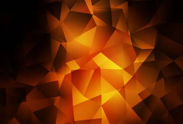 Donkerrode Vector Abstracte Veelhoekige Achtergrond Creatieve Geometrische Illustratie Origami Stijl — Stockvector