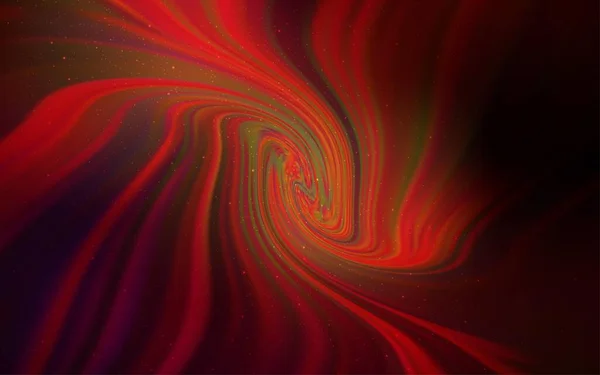 Dark Red Vector Texture Milky Way Stars Blurred Decorative Design — Stock Vector