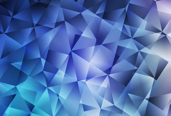 Rose Foncé Bleu Vecteur Bas Fond Poly Illustration Abstraite Colorée — Image vectorielle