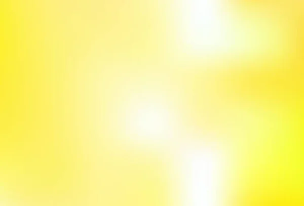 Light Yellow Vector Blurred Bright Template New Colored Illustration Blur — Vetor de Stock