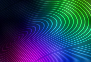 Koyu renkli vektör arkaplanı, çizgili. Basit bir şekilde yepyeni renkli bir tasvir. Tasarımınız için basit şablon.