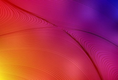 Açık Pembe, çizgileri olan sarı vektör arkaplan. Alnında çizgiler olan soyut bir çizim. Posterler ve afişler için iş tasarımı.