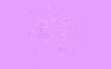 Açık mavi, kırmızı vektör arkaplan ve yapay zeka formları. Yapay zekanın bağlantı ve noktalarıyla soyut illüstrasyon. Siber yeniliklerin tasviri için tasarım.