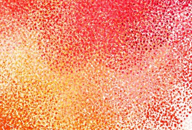 Açık kırmızı, diskli sarı vektör dokusu. Doğa tarzında renkli baloncuklu soyut illüstrasyon. Duvar kağıtlarının dokusu için desen.