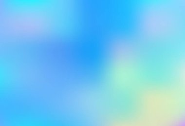 Açık mavi, yeşil vektör soyut parlak doku. Soyut ve gradyan renkte renkli çizimler. Web siteniz için bulanık tasarım.