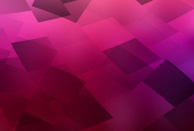 Açık Mor, kare şeklinde pembe vektör deseni. Dikdörtgenli soyut gradyan çizimi. Web siteleri için şablon kullanılabilir.