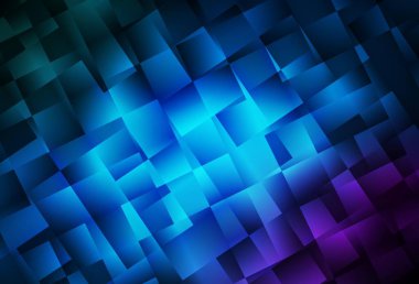 Koyu pembe, dikdörtgenli mavi vektör arkaplan. Dikdörtgenli soyut gradyan çizimi. Reklamınız, posteriniz, afişiniz için en iyi tasarım.