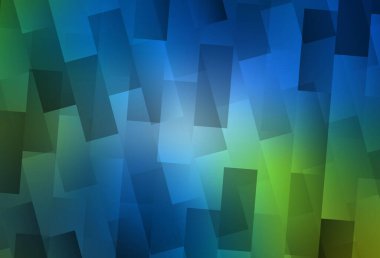 Açık mavi, dikdörtgen biçiminde yeşil vektör dokusu. Dikdörtgen şekilli soyut çizimler. İş ilanınız için akıllı tasarım.