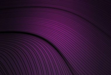Bükülmüş çizgileri olan koyu pembe vektör şablonu. Alnında çizgiler olan soyut bir çizim. Web siteniz için soyut tasarım.