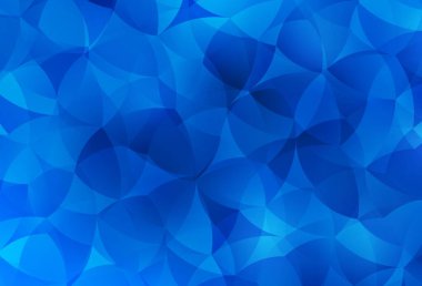 Kaotik şekilli açık mavi vektör şablonu. Soyut tarzda rengarenk gradyan şekilleri olan bir resim. Kartvizitiniz için modern tasarım.