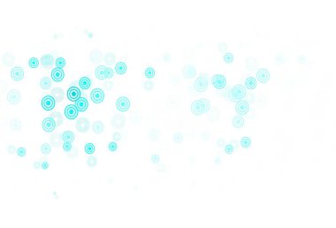 Disklerle açık yeşil vektör dokusu. Doğa tarzında bulanık halkaları olan güzel renkli çizimler. Marka kitabınız için yeni şablon.