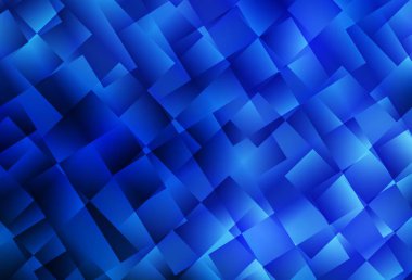 Dikdörtgen biçiminde hafif BLUE vektör dokusu. Dikdörtgenleri ve kareleri olan güzel bir çizim. Web siteleri için şablon kullanılabilir.