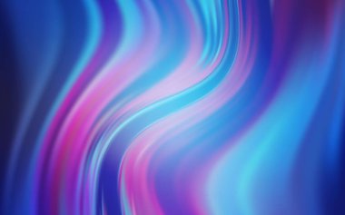 Açık Pembe, mavi vektör parlak deseni bulanıklaştırdı. Parlak renkli bir illüstrasyon. İşiniz için yepyeni bir tasarım..