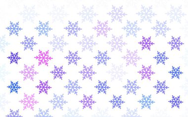 Açık mavi, kırmızı vektör dokusu doğum günü tarzında. Gradyan Noel elementleri içeren bir Akıllı Çizim. Bir üniversite posteri için en iyi tasarım, afiş.