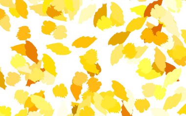 Açık Kırmızı, Memphis şekilli sarı vektör arkaplan. Renkli rastgele şekillerle modern soyut illüstrasyon. Web siteniz için basit tasarım.