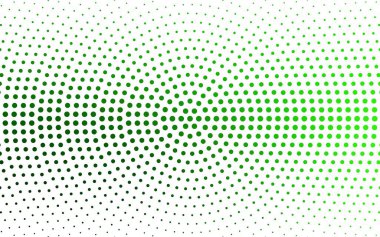 Kabarcıklı açık yeşil vektör arka planı. Doğa tarzında bulanık halkaları olan güzel renkli çizimler. Duvar kağıtlarının dokusu için desen.