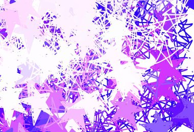 Parlak yıldızlı açık kırmızı vektör düzeni. Bulanık dekoratif dizayn yıldızlı basit bir stilde. Fütürist reklamlar ve kitapçıklar için şablon.