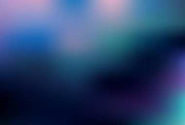 Koyu mavi vektör şablonu bulanıklaştırdı. Gradyan ile modern soyut çizim. İşiniz için en iyi bulanık tasarım..