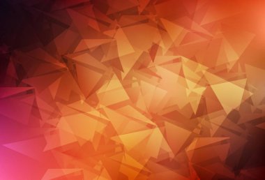 Koyu kırmızı vektör düşük poli düzeni. Yarım ton şeklinde, üçgenli yaratıcı illüstrasyon. Marka kitabınız için yeni şablon.