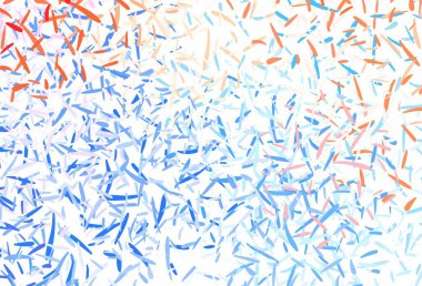 Açık pembe, keskin çizgileri olan mavi vektör deseni. Soyut şablon üzerinde çizgileri olan renkli, parlak bir illüstrasyon. Reklamınız, posteriniz, afişiniz için en iyi tasarım.