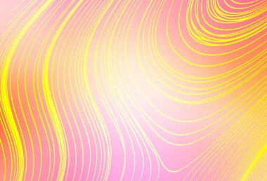 Açık pembe, sarı vektör parlak dokuyu bulanıklaştırdı. Eğilimli zarif, parlak bir çizim. Web siteniz için bulanık tasarım.