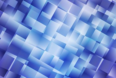 Light Pink, Blue vector template with rhombus. Modern abstract illustration with colorful rectangles. Pattern for busines ad, booklets, leaflets