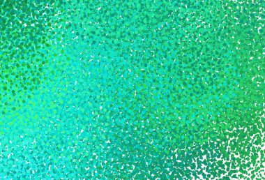 Çember şekilli açık yeşil vektör düzeni. Parlak renkli soyut çemberlerin olduğu bir resim. Reklamlar, broşürler için desen.