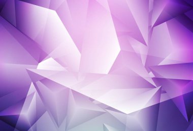 Çizgileri ve üçgenleri olan açık pembe vektör düzeni. Doğa tarzında üçgenleri olan güzel bir çizim. Duvar kağıtları için zarif tasarım.