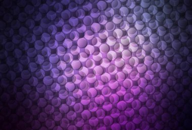 Dark Purple, Pink vector texture with disks. Illustration with set of shining colorful abstract circles. New template for your brand book.