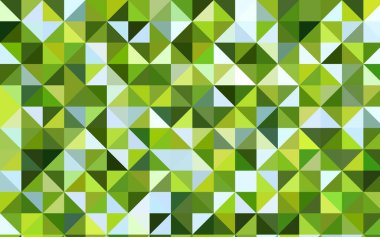 Açık yeşil, sarı vektör çokgen arka plan. Zarif bir tasarıma sahip soyut bir çizim. Çokgen tasarım web siteniz için kullanılabilir.