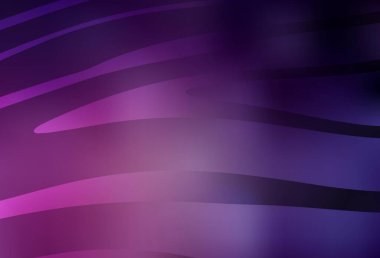 Dark Pink vector layout with bent lines. A sample with colorful lines, shapes. Simple template for your design.