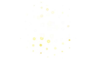 Açık Turuncu vektör arkaplan ve noktalar. Bulanık yağmur damlaları olan soyut bir çizim. Marka kitabınız için yeni şablon.