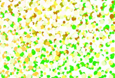 Light Green, Red vector layout with circle shapes. Illustration with set of shining colorful abstract circles. Pattern for ads, leaflets.