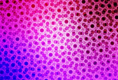 Açık Mor, küreli pembe vektör deseni. Bulanık yağmur damlaları olan soyut bir çizim. Güzel web siteleri için desen.