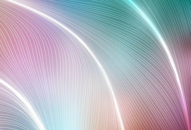 Light Green, Red vector backdrop with bent lines. Colorful illustration in abstract style with gradient. Elegant pattern for a brand book.