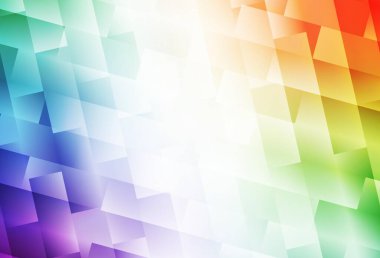 Light Multicolor vector texture in rectangular style. Decorative design in abstract style with rectangles. The template can be used as a background.