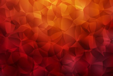 Koyu kırmızı, sarı vektör arkaplan ve Memphis şekilli. Soyut gradyan şekilli basit renkli çizimler. Bir cep telefonu için arka plan.