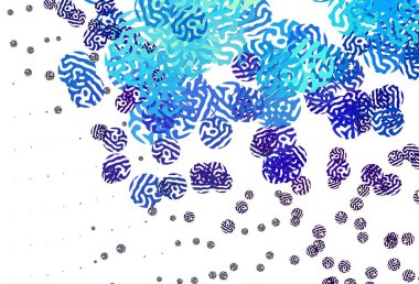 Soyut biçimlerde hafif BLUE vektör dokusu. Soyut tarzda rengarenk gradyan şekilleri olan bir resim. Web siteniz için basit tasarım.