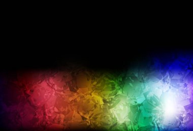 Dark Multicolor vector elegant background with roses, flowers. Colorful illustration in doodle style with flowers. Colorful pattern for kid's books.