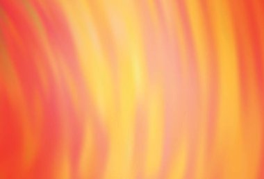 Light Orange vector colorful blur backdrop. Creative illustration in halftone style with gradient. New style for your business design.